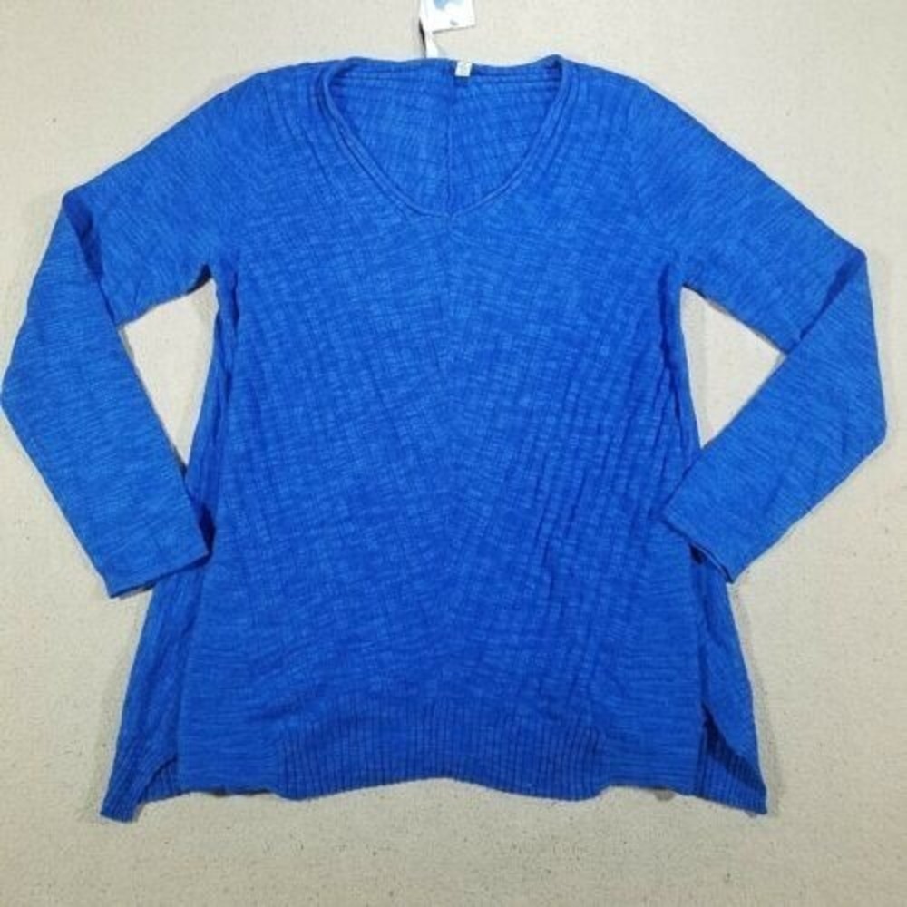 Beatrix OST Heather Blue V-Neck Sweater XS